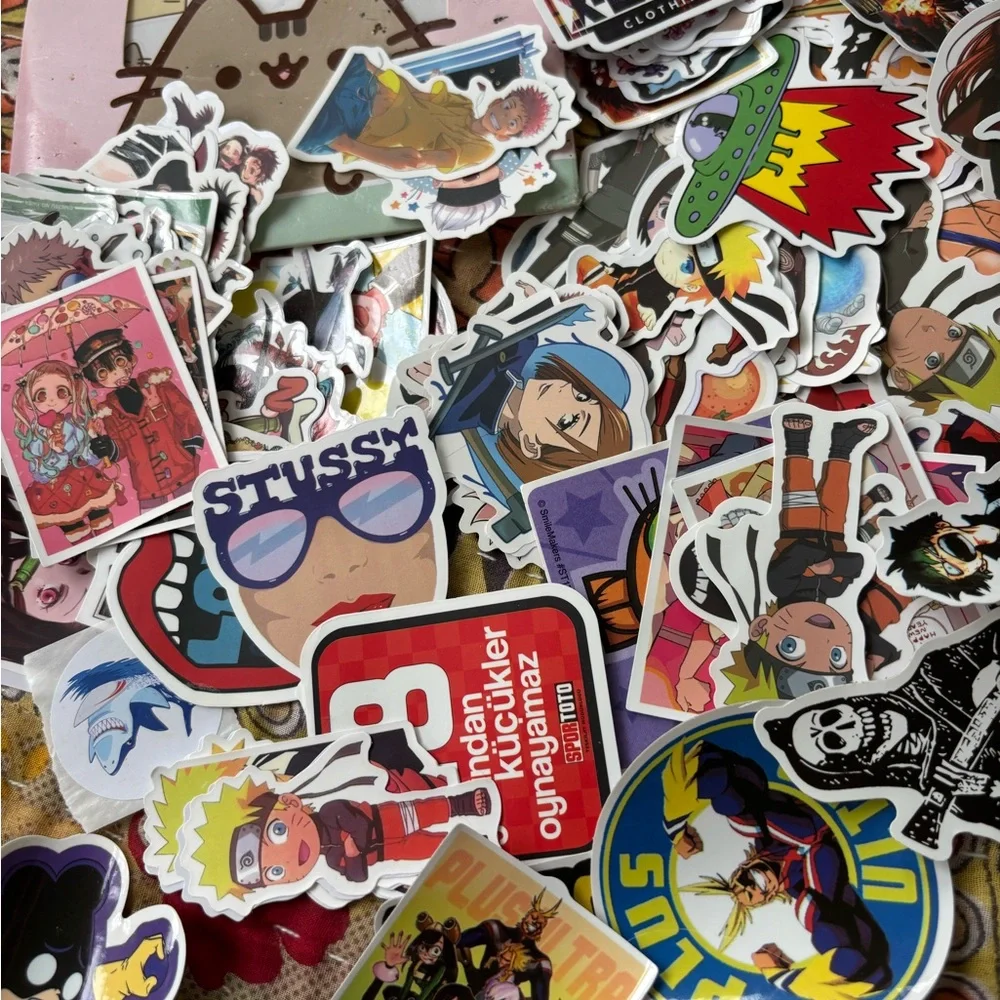 Huge Lot of Anime and Other Stickers